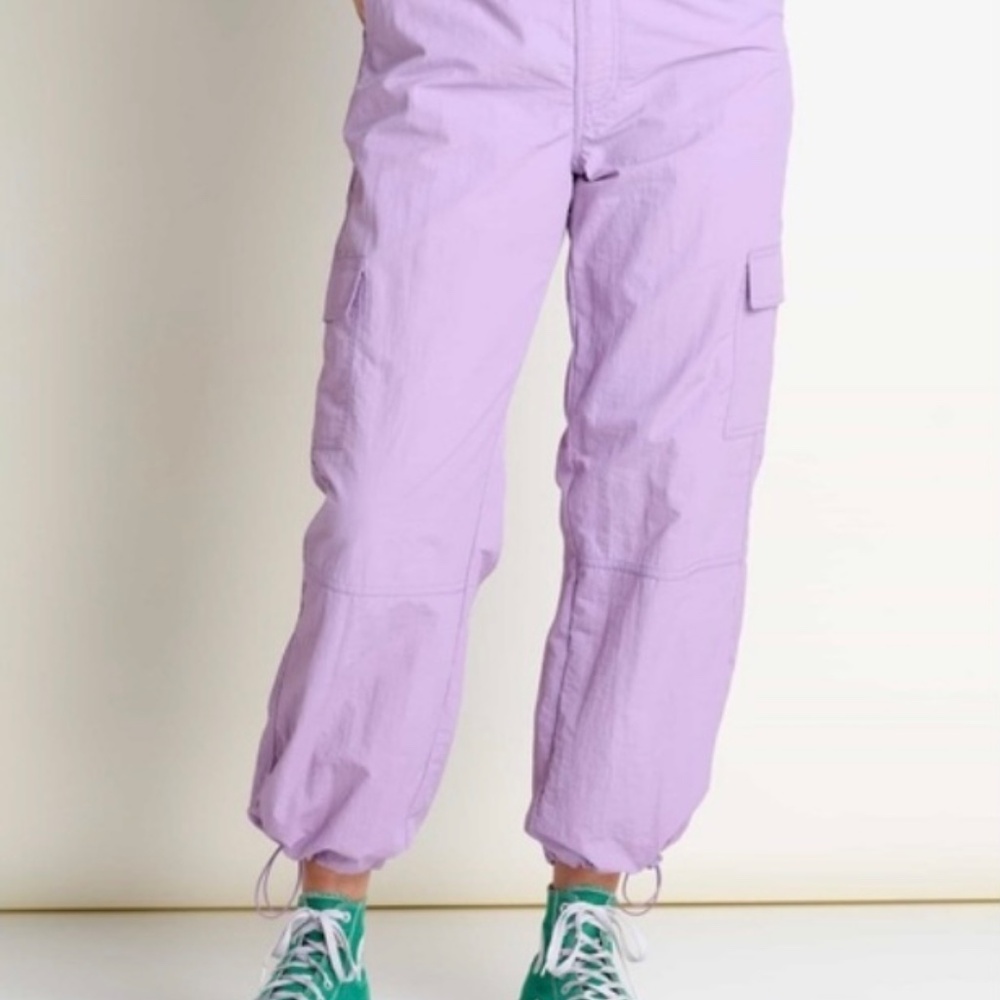NWT Toad&Co Orchid 100% Recycled Nylon Cinchable Hiking Pants - Picture 4 of 7